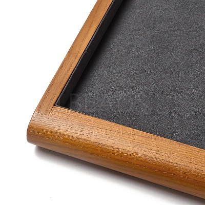 Wood with Velvet Jewelry Display Tray Stands VBOX-C003-06B-1