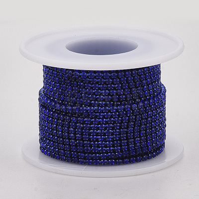 Electrophoresis Iron Rhinestone Strass Chains CHC-Q009-SS12-B03-1