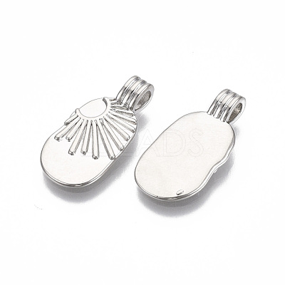 Brass Pendants KK-R133-006-03P-NF-1
