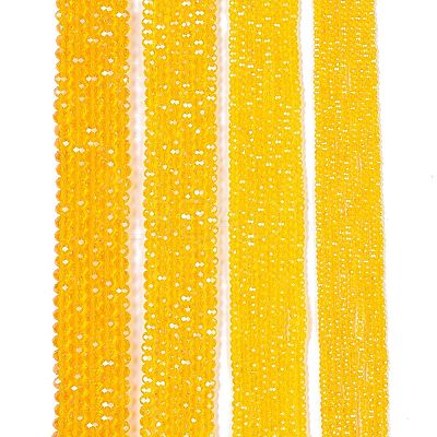 Electroplate Glass Beads Strands EGLA-A044-T4mm-A05-1