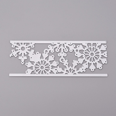 Snowflake Frame Carbon Steel Cutting Dies Stencils DIY-F050-16-1