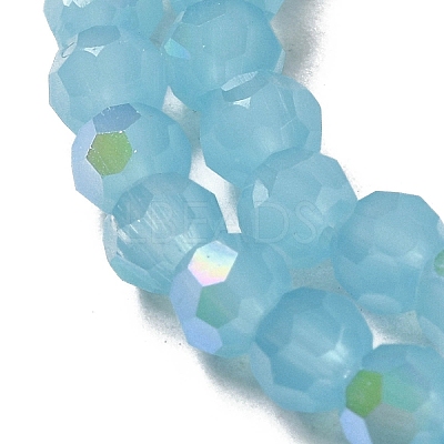 Imitation Jade Glass Beads Strands X-EGLA-A035-J4mm-L04-1