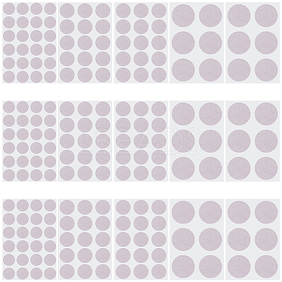 198Pcs 3 Styles Round Felt Furniture Pads AJEW-GF0013-26B-1