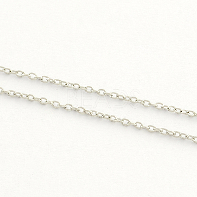 925 Sterling Silver Cable Chains STER-TAC0002-01S-1