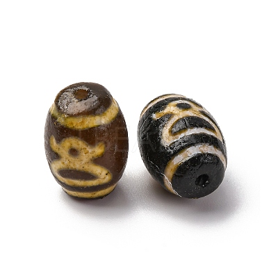 Tibetan Style dZi Beads TDZI-NH0001-E02-01E-1