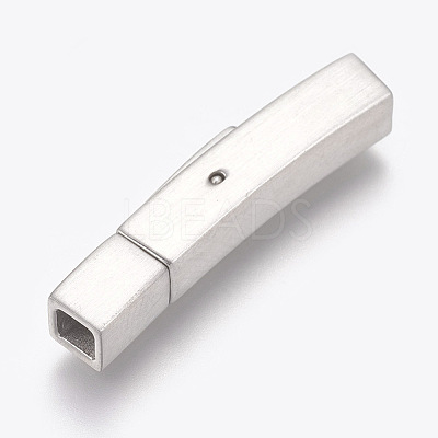 304 Stainless Steel Bayonet Clasps STAS-O114-046MP-A-1