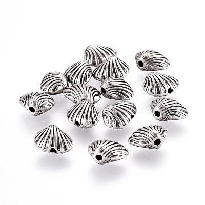 Tibetan Style Alloy Beads TIBEB-A004-015TAS-NR-1