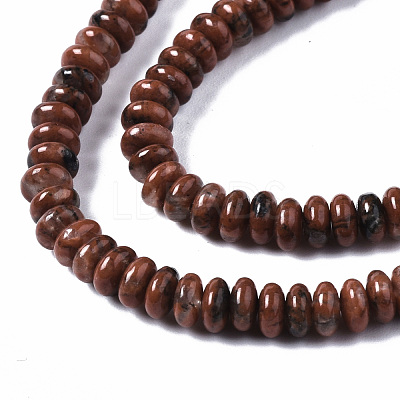 Natural Sesame Jasper Beads Strands G-S366-113-1