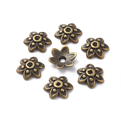 Tibetan Style Bead Caps MLF0626Y-NF-1