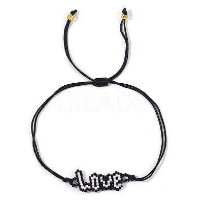Simple Imported Beaded Love Bracelet for Girlfriend Gift EP5395-1