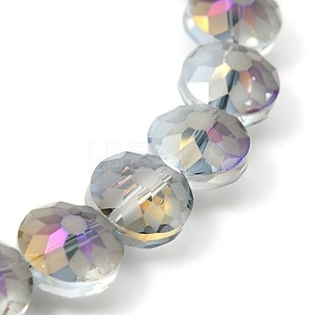 Electorplated Glass Beads EGLA-E002-2B-1