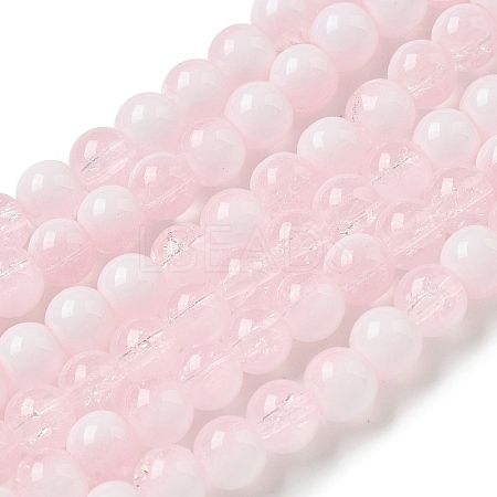 Crackle Glass Beads Strands GLAA-U001-6mm-12-1