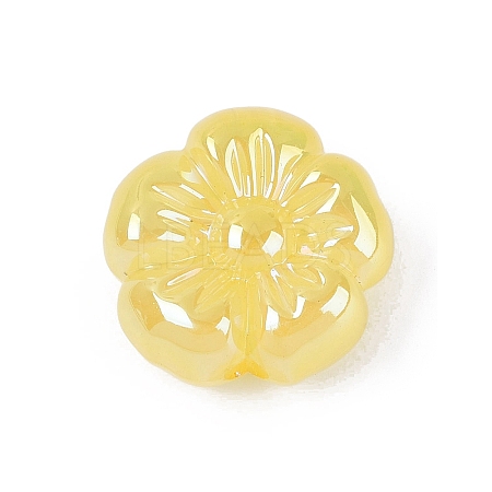 UV Plating Opaque Acrylic Beads OACR-N161-08D-1