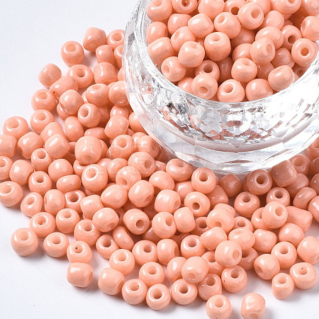 6/0 Glass Seed Beads SEED-S058-A-F414-1