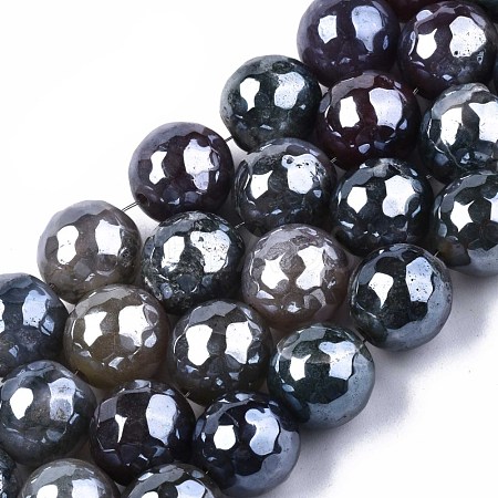 Natural Agate Beads Strands G-N326-76E-1