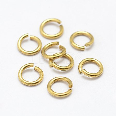 Brass Saw Cut Open Jump Rings LS-KK-P096-08-A-1