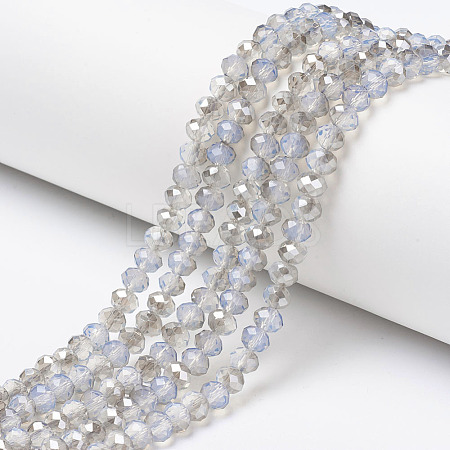 Electroplate Glass Beads Strands EGLA-A034-J2mm-E02-1