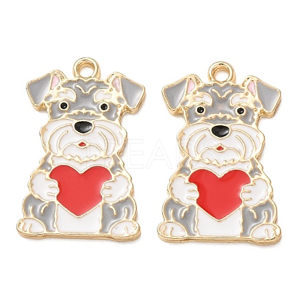 Alloy Enamel Pendants AL-CBA5FAE-05G-B-1
