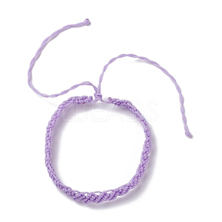 Nylon Thread Braided Cord Bracelet BJEW-JB07412-03-1