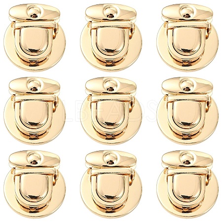 10Pcs Alloy Bag Tuck Lock Clasps FIND-YW0010-92G-1
