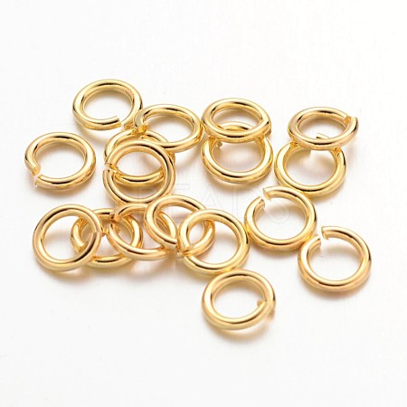 Brass Open Jump Rings JRC6MM-G-1
