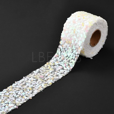 Polyester Elastic Sequin Ribbons OCOR-L045-A15-1