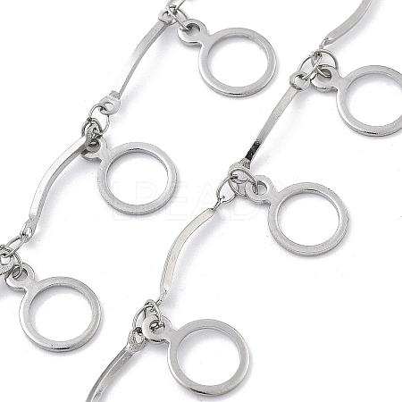 304 Stainless Steel Link Chains CHS-U002-05P-07-1