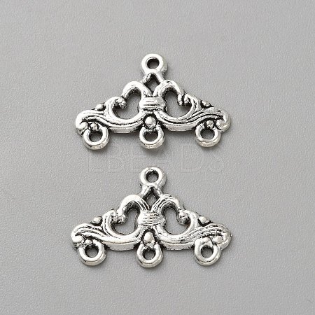 100Pcs Tibetan Style Alloy Chandelier Component Links FIND-WH0431-31G-1