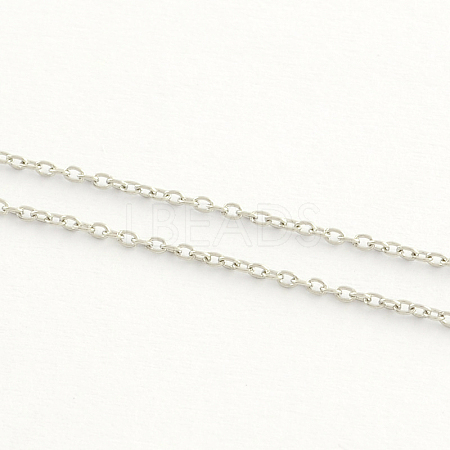 925 Sterling Silver Cable Chains STER-TAC0002-01S-1