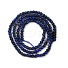 Natural Lapis Lazuli Beads Strands G-RM250101-B37-4