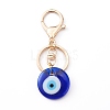 Handmade Lampwork Evil Eye Keychain KEYC-JKC00237-02-1