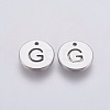 Non-Tarnish 304 Stainless Steel Charms STAS-P225-104P-07-1