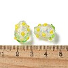 Handmade Foil Lampwork Bumpy Beads Strands FOIL-Z001-05F-4
