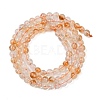 Heated Natural Citrine Bead Strands G-P466-01B-01-4