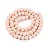 Opaque Solid Color Imitation Jade Glass Beads Strands LS-EGLA-A044-P8mm-D05-3