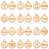   120Pcs 10 Sets Constellation Theme Golden Plated Alloy Charms FIND-PH0008-88-1