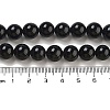 Natural Black Onyx Round Bead Strands X-G-R198-10mm-4
