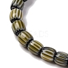 Handmade Lampwork Chevron Beads Strands LAMP-K041-01A-06-4