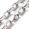 Non-Tarnish 201 Stainless Steel Cable Chain Necklaces NJEW-H033-03P-A-2