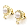 Alloy Clip-on Earring Findings FIND-L015-015G-1