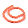 Handmade Polymer Clay Beads Strands CLAY-R089-6mm-Q072-2