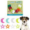 48Pcs 2 Style 4 Colors Transparent Blank Acrylic Pet Dog ID Tag PALLOY-AB00044-1