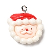 Christmas Opaque Resin Pendants CRES-D016-01D-1