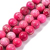 Dyed Natural Regalite/Imperial Jasper/Sea Sediment Jasper Beads Strands G-B124-C03-02-1