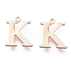 PVD Vacuum Plating  304 Stainless Steel Charms STAS-H112-K-RG-1