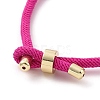 Braided Nylon Cord Bracelet Making MAK-A017-D01-12G-7