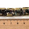 Handmade Dichroic Foil Glass Beads Strands DICH-U001-07A-4