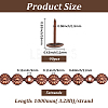 5Bags Flower Iron Decoration Strip FIND-GF0008-41A-R-2