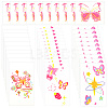 80 Sheets 4 Styles Butterfly Pattern Body Art Tattoos AJEW-SP0002-79-1