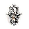 Porcelain Hamsa Hand  Jewelry Tray PW-WG44C07-01-2